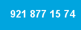 921 877 15 74 921 877 15 74